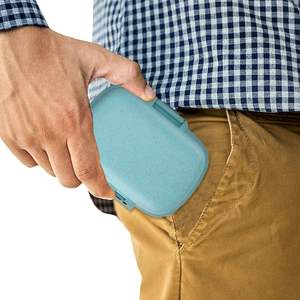 Organizador portátil para pastillas, contenedor para pastillas, organizador pequeño para pastillas de paja de trigo - Product Image 3