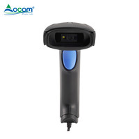 Lecteur de codes-barres OCBS-2017 OCOM, portable, pour entrepôt, inventaire, économique, scanner 1D et 2D avec support