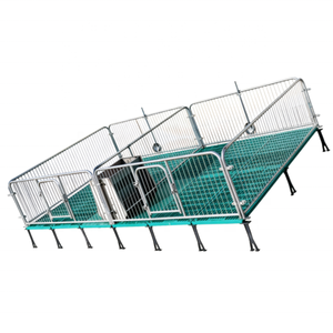Jaula <span class=keywords><strong>de</strong></span> destete <span class=keywords><strong>de</strong></span> tubo <span class=keywords><strong>de</strong></span> acero galvanizado en caliente para lechones, cama <span class=keywords><strong>de</strong></span> paridera para cerdas, corral <span class=keywords><strong>de</strong></span> cría y maternidad para granjas porcinas - Product Image 3