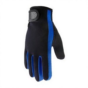 Water Gloves 1.5mm Neoprene Diving Five Finger Warm <b>Wetsuit</b> Winter Snorkeling Surf Fishing Water Sports Adjustable Wrist Strap - Product Image 2