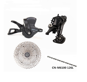 <span class=keywords><strong>Shimano</strong></span> — <span class=keywords><strong>DEORE</strong></span> M6100 12 s, levier de changement, 12 vitesses, dérailleur arrière, interrupteur de chaîne, M7100, M8100 - Product Image 1