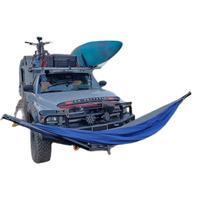 Hamac portable pour deux personnes en nylon, vente chaude 2024, camping en plein air et montage sur attelage de voiture tout-terrain