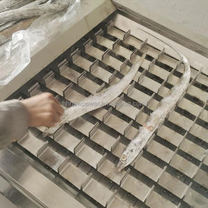 Máquina cortadora de pescado de alta calidad con cabeza y cola de pescado, máquina cortadora de procesamiento de segmentos de pescado de cola de pelo de cinta fresca - Product Image 3