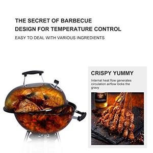 <span class=keywords><strong>Barbecue</strong></span> à charbon de bois d'extérieur 18 'avec contrôleur de cendres - Product Image 3