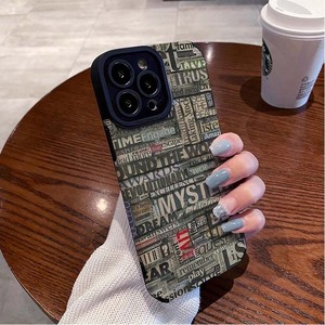 Mix Color News Letter Printing TPU Housse de téléphone portable en cuir artificiel pour <span class=keywords><strong>Iphone</strong></span> 8 X Xr Xs 11 12 13 14 15 16 17 Pro Max - Product Image 5