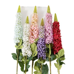 Home decor flowers outdoor wedding arrangements Delphinium artificial flowers Holiday supplies hyacinth