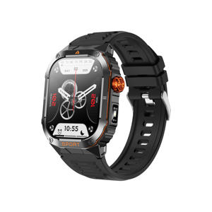 Reloj Inteligente Deportivo DF D16 con Linterna, Pantalla Táctil Completa, Llamadas Bluetooth, Monitor de Sueño, Frecuencia Cardíaca, Resistente al Agua para Hombre - Product Image 1