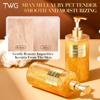 TWG RTS 24K Pure Golden Body Wash, gel douche nourrissant et hydratant, parfum longue durée, gel douche blanchissant