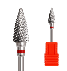 ดอกสว่านเจียรเล็บคาร์ไบด์ขนาด 6 มม. สีเงิน 3/32 นิ้ว สำหรับเครื่องเจียรเล็บไฟฟ้า ใช้สำหรับลอกเจลออกอย่างรวดเร็วและเตรียมหนังกำพร้า - Product Image 3