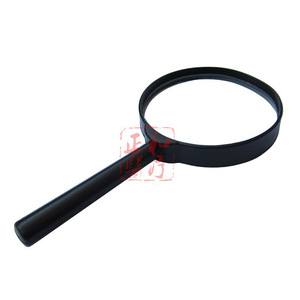 Loupe portative avec poignée en plastique, lentille en verre, diamètre de 75 mm, utilisation en laboratoire d'enseignement - Product Image 1