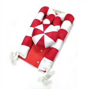 Kit de Décoration de Voiture de Noël en Forme de Sucette, Kit de Voiture de Noël en Forme de Sucette pour Décoration de Vacances, Costume de Voiture en Forme de Sucette - Product Image 6