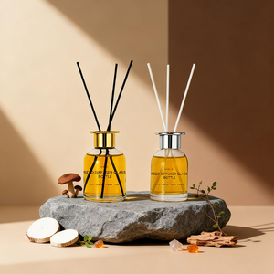 Bottiglia Diffusore in Vetro Trasparente Sostenibile da 120ml con Tappo in Metallo Blu per Oli Essenziali <span class=keywords><strong>e</strong></span> Decorazioni Ecologiche per la Casa - Product Image 5
