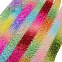Siap Kirim Manik-manik Kaca Kristal Rondelle Gradasi 2mm untuk Pembuatan Perhiasan Anting Rumbai Grosir Manik Spacer Bersegi