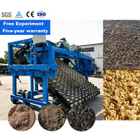 Retourneur de compost industriel LANE haute efficacité de 6 m de largeur à plaques de chaîne pour la fermentation d'engrais organiques