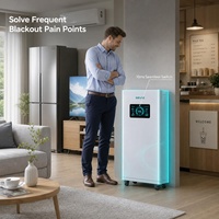 Sistem Penyimpanan Energi Rumah Tangga 10KW 51.2V yang Dapat Ditumpuk, Baterai LFP, Mudah Dipasang, Andal, Hybrid Grid untuk Proyek SEA, Grosir
