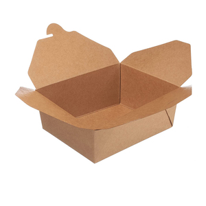 Caja de embalaje de papel recubierto con logotipo personalizado Anti-Oil Fast Food Fried Chicken Fish and Chips - Product Image 6