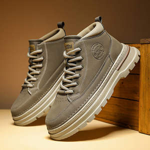 Zapatos de Senderismo Transpirables, Ligeros, de Cuero Genuino y Malla, con Punta Redonda, Impermeables, para Hombre, para Todas las Estaciones - Product Image 5