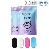Bande adhésive buccale OEM certifiée ISO13485 ISO9001 CE, hypoallergénique, sans latex, respirante, douce, pour le sommeil des adultes