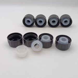 Gran oferta de alta calidad, tapón de rosca redondo de plástico para té de aceite de 30mm para envasar botellas de aceite de oliva con forro de plástico y volquete - Product Image 6