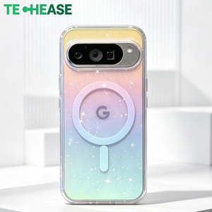 Étui de protection pour téléphone portable, étanche, paillettes irisées, magnétique, série Google Pixel, anti-chute, logo personnalisé, résistant aux rayures, vente en gros - Product Image 2