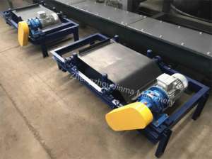 สายพานลำเลียงเหล็กทำความสะอาดด้วยตัวเองตัวคั่นแม่เหล็กสำหรับการรีไซเคิลของเสีย - Product Image 5