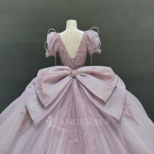 Vestidos de Quinceañera, Vestido de Princesa para Fiesta de Graduación, Apliques Bordados, Cintura Natural, Color Caramelo, Dulce 15 16, Elegante Vestido de Baile Lsmc56 - Product Image 6