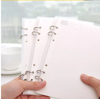 Journal de voyage personnalisé A5, reliure spirale à feuilles mobiles, papier recyclé, couverture transparente en PVC imperméable