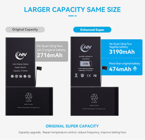 Baterías de ciclo 0 de alta capacidad Super Big <span class=keywords><strong>Mah</strong></span> para Apple <span class=keywords><strong>Iphone</strong></span> 5G Se 6S 7 8Plus X Xr Xs 11 12 <span class=keywords><strong>13</strong></span> <span class=keywords><strong>Mini</strong></span> Pro Max - Product Image 2