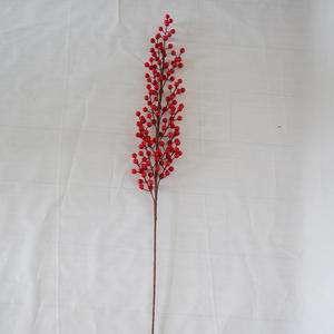 Rama de bayas artificiales de Navidad Tallo de bayas rojas artificiales para Decoración - Product Image 4