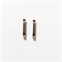 Plaquettes de rainurage carrées en carbure de tungstène revêtues PVD CUFFNOD, outils de coupe CNC personnalisables OEM pour tour CNC (Série MGGN)