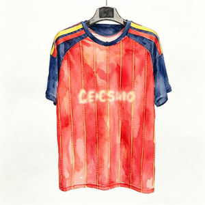 Maglia da Calcio Retrò Classica, Abbigliamento Streetwear Personalizzato a Righe, T-shirt Camiseta Real Madrid, Ropa Deportiva Juventus - Product Image 6