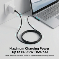 Câble de charge rapide PD USB Type-C 15V 3A pour Microsoft Surface Pro 3 4 5 6 7