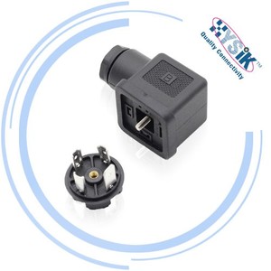 Connettore per Elettrovalvola Hirschmann <span class=keywords><strong>GDM</strong></span> 3+E DIN 43650 A EN 175301-803, Tensione 250V, Corrente 10A, Connettore da Campo in Nylon Nero - Product Image 4