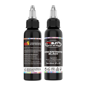 Meilleur logo OEM Kit d'encres de tatouage à pigment de tatouage dynamique triple noir pour micropigmentation - Product Image 2