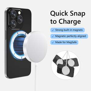 Tùy chỉnh logo Hợp kim nhôm TPU qi2 phổ sạc không dây 15W không dây sạc pad cho iPhone - Product Image 5