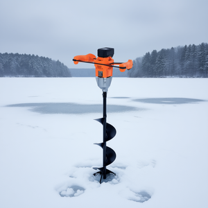 Vevor Perceuse à glace électrique sans fil 20V 8 pouces, système turbo haute vitesse, résistante au froid, avec foret pour la pêche sur glace - Product Image 2