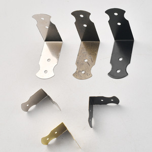 Support d'angle en acier laminé à froid à 90 degrés pour connecteurs de quincaillerie de tiroirs et étagères - Product Image 2