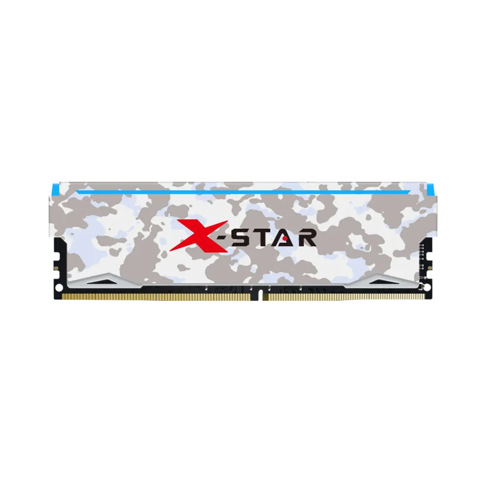 X-STAR фабричная горячая Распродажа цветная (RGB) ddr4 8gb 3200mhz LED комплект оперативной памяти для настольных компьютерных игр