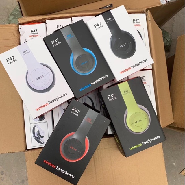 P47 Wireless Headphones HIFI Ecouteurs Fones De Ouvido Sem Fio P47 Earphones Casque Audifonos Inalambricos Auriculares