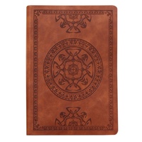 Carnet de notes A5 en cuir de style chinois rétro, 100 feuilles, artistique, exquis, créatif, cadeau