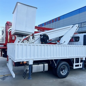 Plataforma Elevadora Telescópica JMC de 16m, 18m, 21m, 24m, 28m, 30m Montada en Camión con Cesta Aislada - Product Image 6