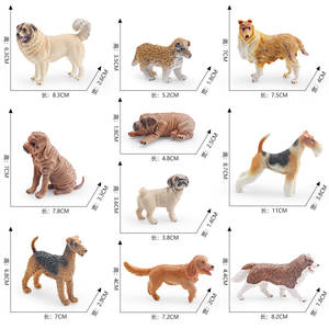 Perro mascota modelo Animal simulado niños educativo <span class=keywords><strong>Shar</strong></span> Pei Collie Pastor figurita de juguete - Product Image 5