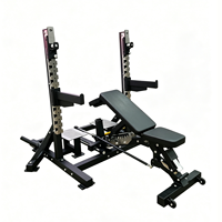 Banc de musculation multifonctionnel 3-en-1 pour la force athlétique et la musculation - Banc de musculation plat, incliné et décliné pour la poitrine, les épaules et les triceps