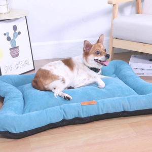 Cama de pana personalizada de lujo para perros, colchón calmante de fábrica de alta calidad, funda lavable, cama para perros - Product Image 1