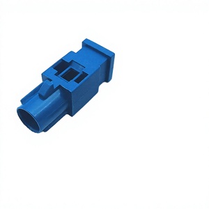 Automotive <b>Universal</b> 12V SMB 2P Brass Nylon Fakra Z Male Crimp Solder <b>Plug</b> Connector for Car Radio Antenna GPS Camera - Product Image 2