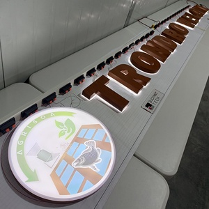 Stainless Steel <b>Letters</b> with Lights Store Front Shop Logo Signage Custom 3d Backlit Channel <b>Led</b> Sign Board for Business Outdoor - Product Image 3