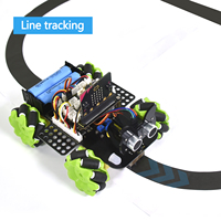 Kit de voiture robot intelligente STEM Keyestudio Microbit 4WD Mecanum V2.0 avec carte Micro Bit