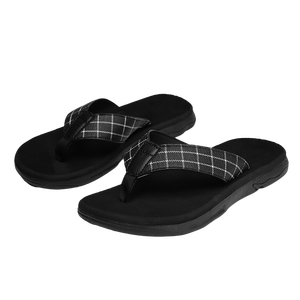 Tongs d'extérieur pour hommes, tendance estivale, style vintage, à carreaux, souples, antidérapantes, respirantes, vente en gros, <span class=keywords><strong>pas</strong></span> chères - Product Image 1
