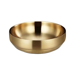 Taça Reman de qualidade alimentar Taça de salada de mistura para hotel em aço inoxidável - Product Image 5