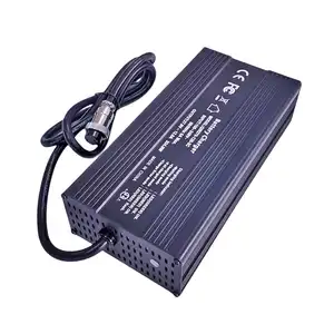 Chargeur de batterie 36V 37.8V 7a 8a 9a 360W pour batteries lithium-ion 9S 32.4V 33.3V/batterie polymère pour motos électriques